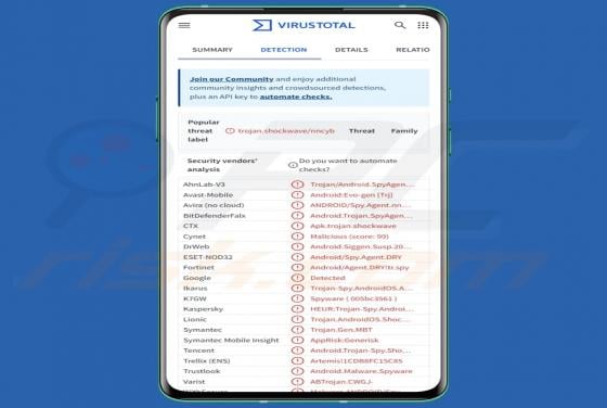 ResidentBat Spyware (Android)
