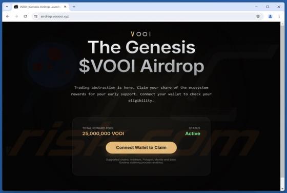 VOOI Airdrop Scam