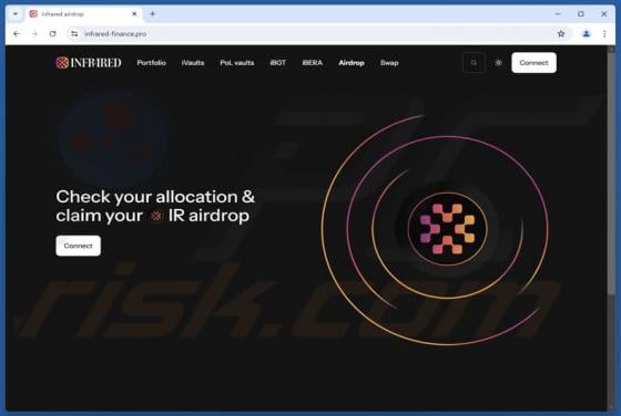 Infrared (IR) Airdrop Scam