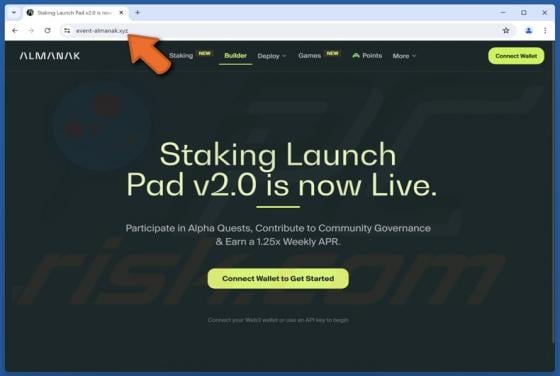 Almanak Staking Launch Scam