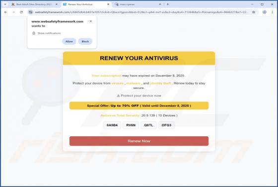 Websafetyframework.com Ads
