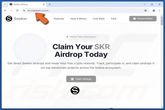 Solana Seeker ($SKR) Airdrop Scam