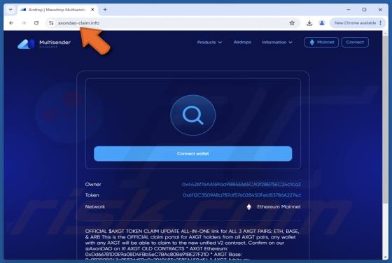 Multisender Airdrop Scam