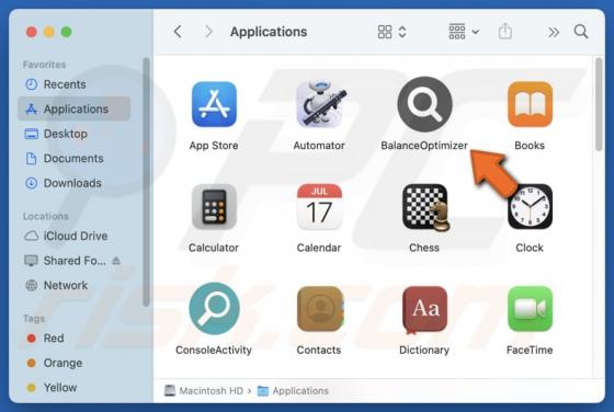 BalanceOptimizer Adware (Mac)
