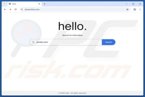 Dinosrchius.com Redirect