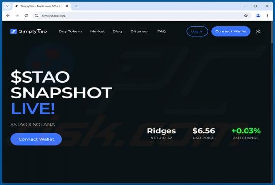Fake SimplyTao Website Scam