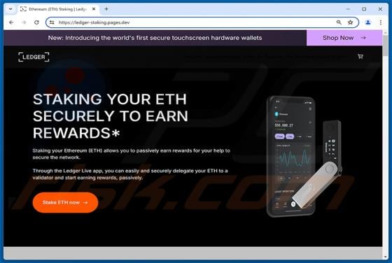 Ledger Staking Rewards Scam
