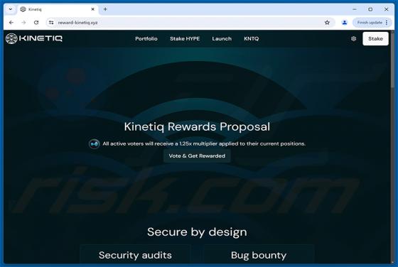 Kinetiq Vote Rewards Scam