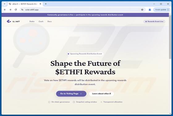 $ETHFI Vote Rewards Scam