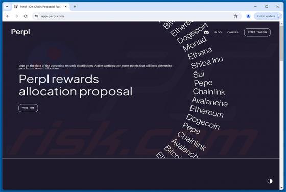 Perpl Vote Rewards Scam