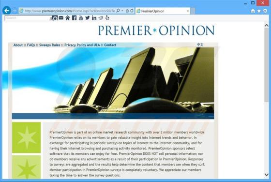 PremierOpinion Unwanted Application