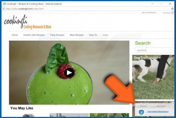 Interstitial Information Ads