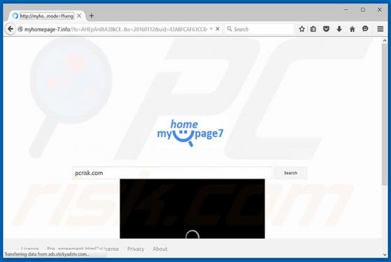 Myhomepage-7.info Redirect
