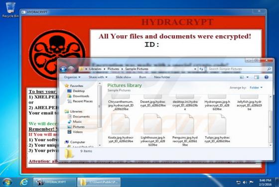 HYDRACRYPT Ransomware