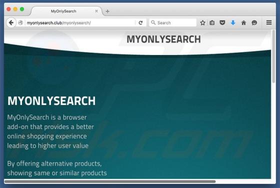 MyOnlySearch Adware (Mac)