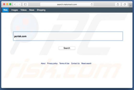 Search.maksmack.com Redirect (Mac)