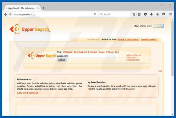 Uppersearch.tk Redirect