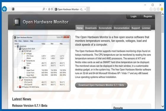 Open Hardware Monitor Ads