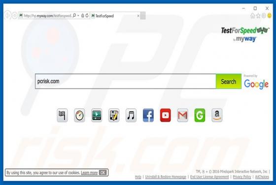 TestForSpeed Toolbar