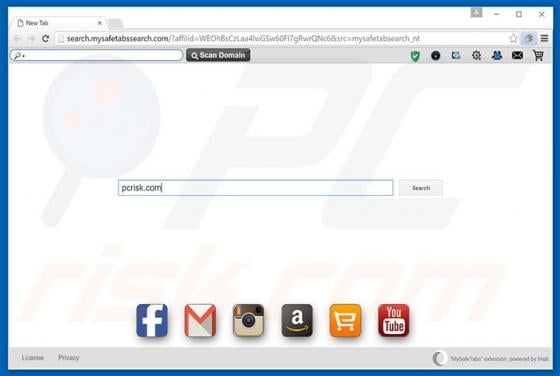 Search.mysafetabssearch.com Redirect