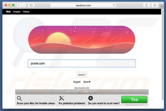 Aqualious.com Redirect (Mac)