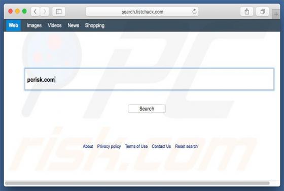 Search.listchack.com Redirect (Mac)