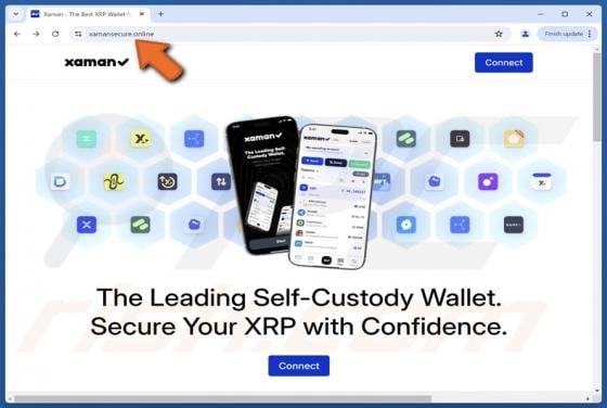 Fake Xaman Website Scam