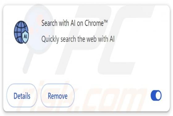 Search with AI on Chrome Browser Hijacker