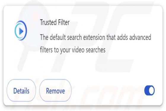 Trustedfiltersearch.com Redirect