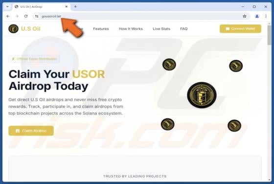 U.S Oil ($USOR) Airdrop Scam