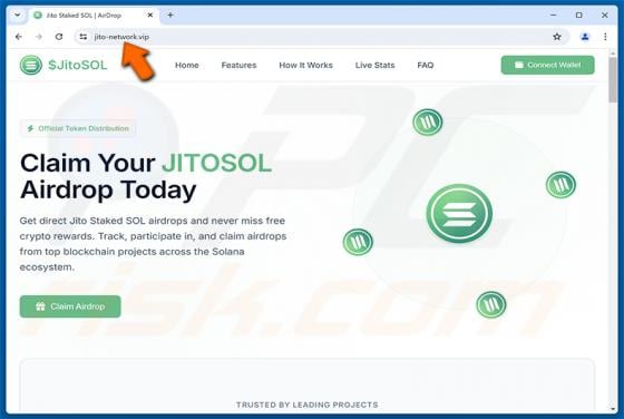 Jito Staked SOL ($JITOSOL) Airdrop Scam
