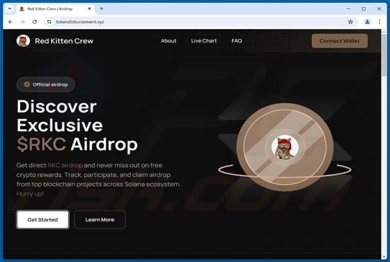Red Kitten Crew ($RKC) Airdrop Scam
